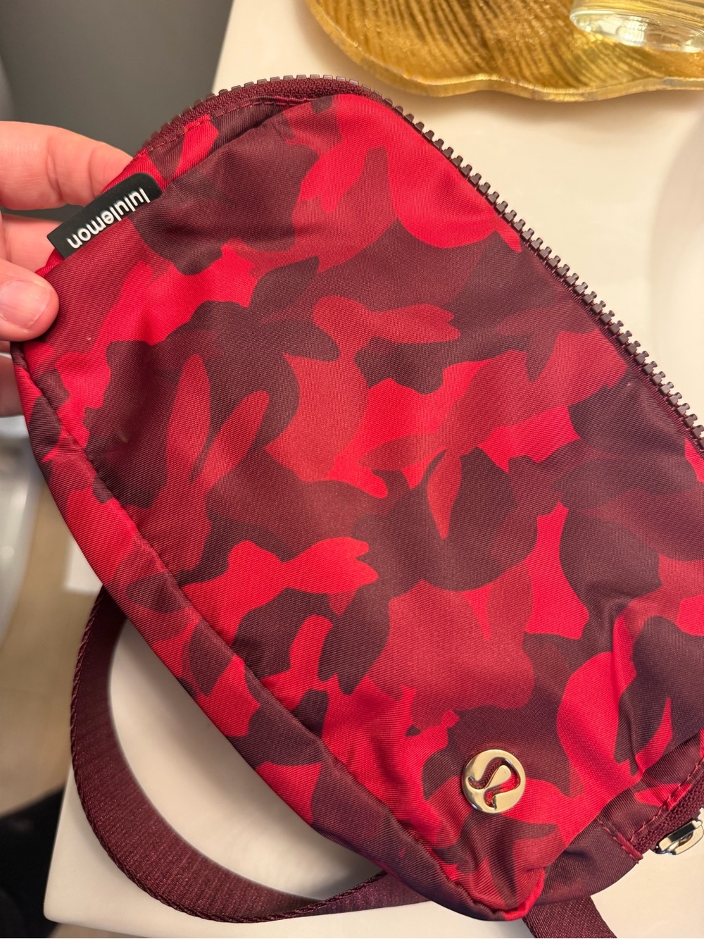 Lululemon Everywhere Belt Bag 1L Lunar New Year Rabbit Red Camo